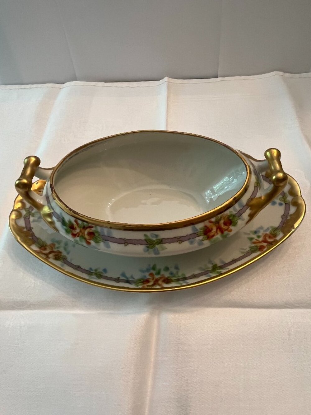 M. Redon Limoges Gravy Boat RDN12 Pattern
